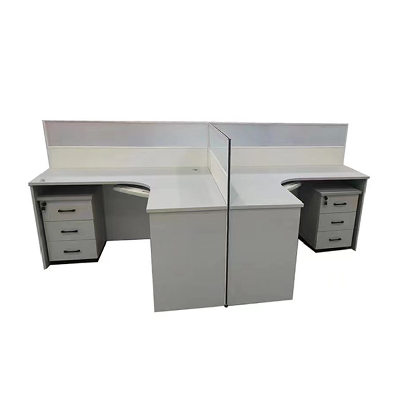 双人位屏风隔断办公桌